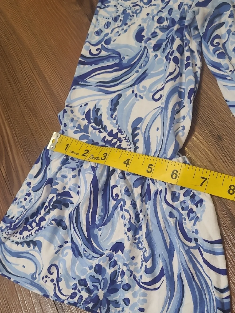Lilly Pulitzer Blue & Pink‎ Printed Tunic - Picture 8 of 13
